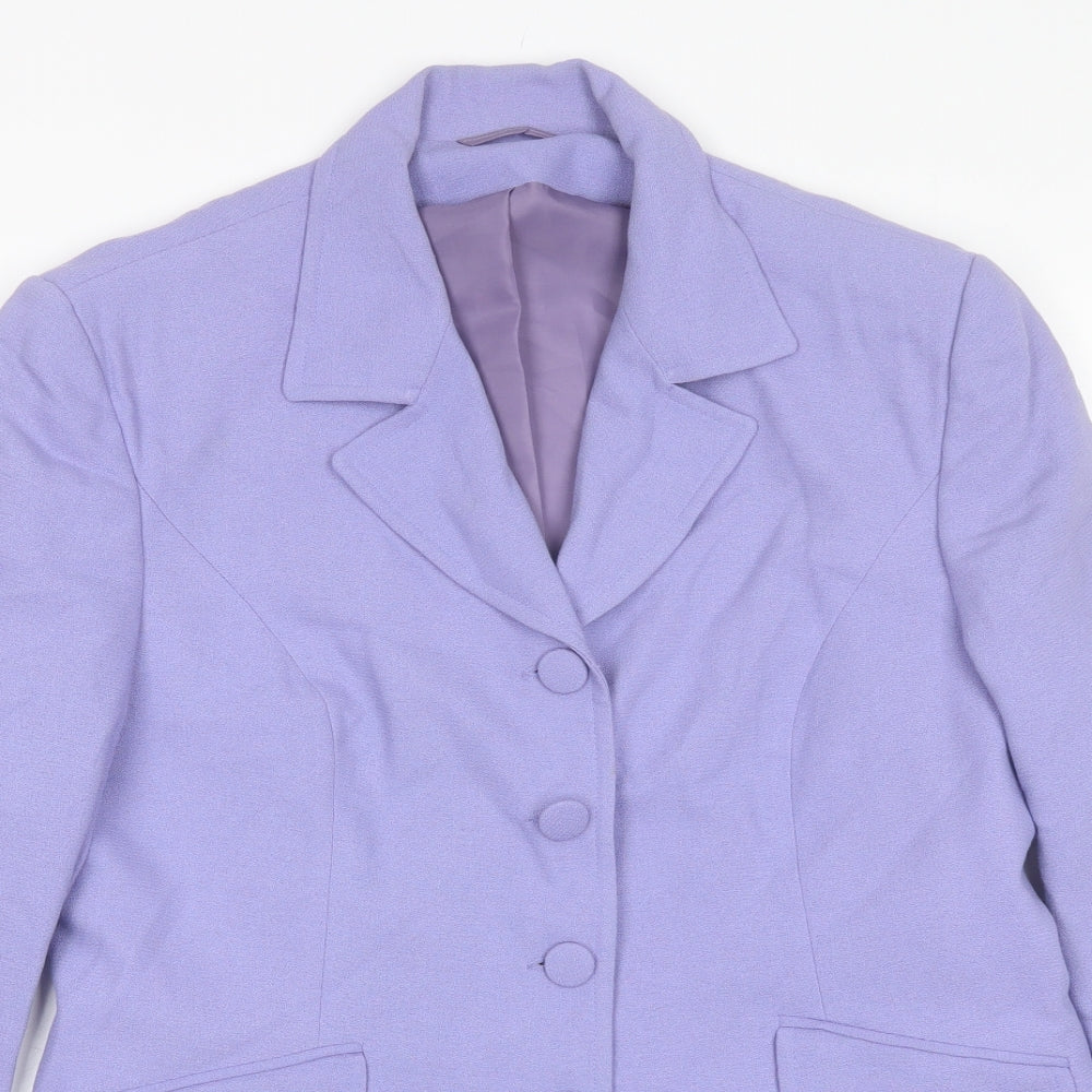 Etam Womens Purple   Jacket Blazer Size 18