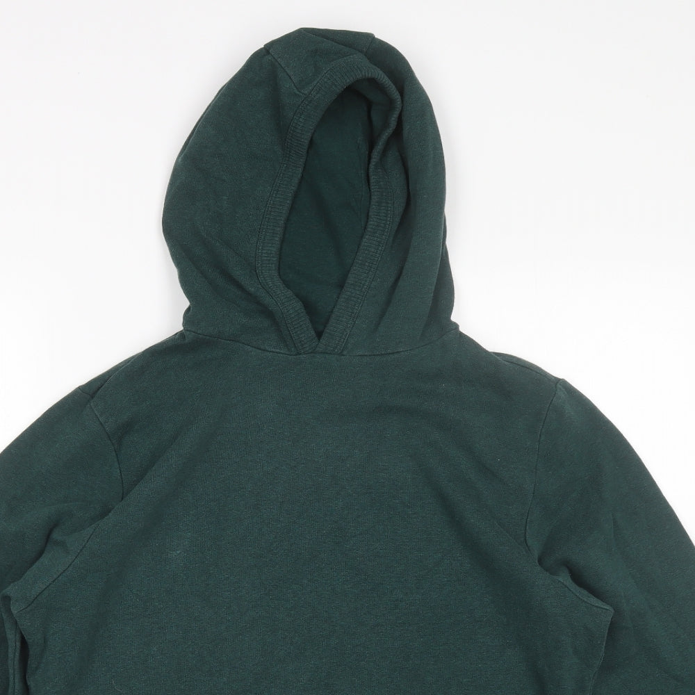 NEXT Boys Green  Cotton Pullover Hoodie Size 15 Years