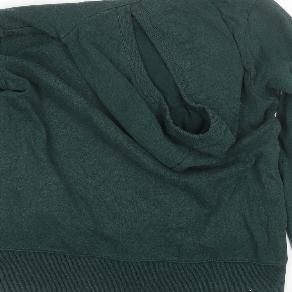 NEXT Boys Green  Cotton Pullover Hoodie Size 15 Years