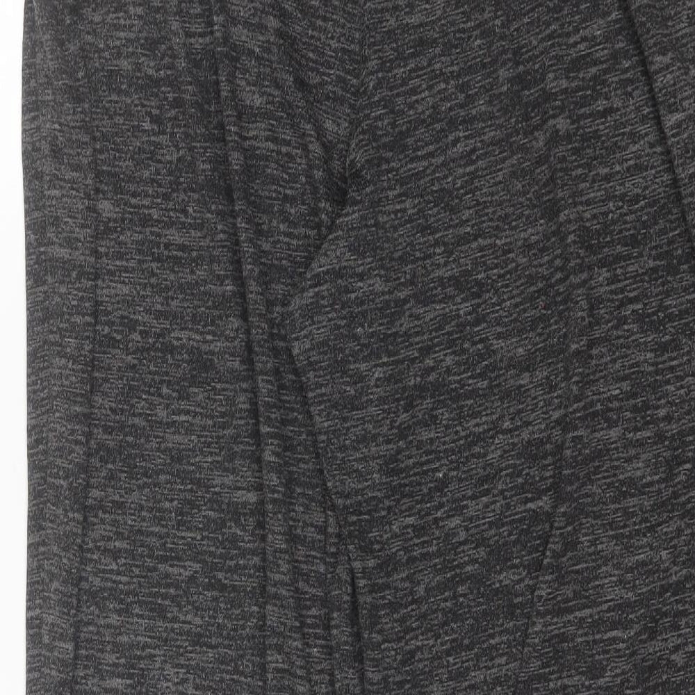 New Look Womens Grey  Polyester Cut-Off Shorts Size 14 L20 in Regular