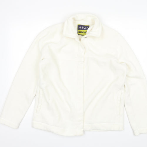 akal sport Womens White   Jacket  Size M