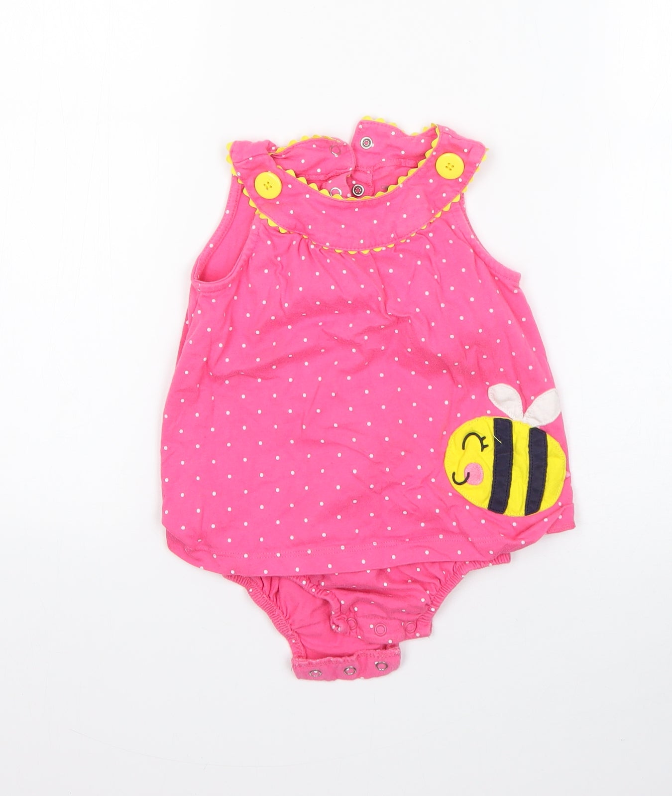 Carter's Girls  Polka Dot Cotton Romper One-Piece Size 24 Months