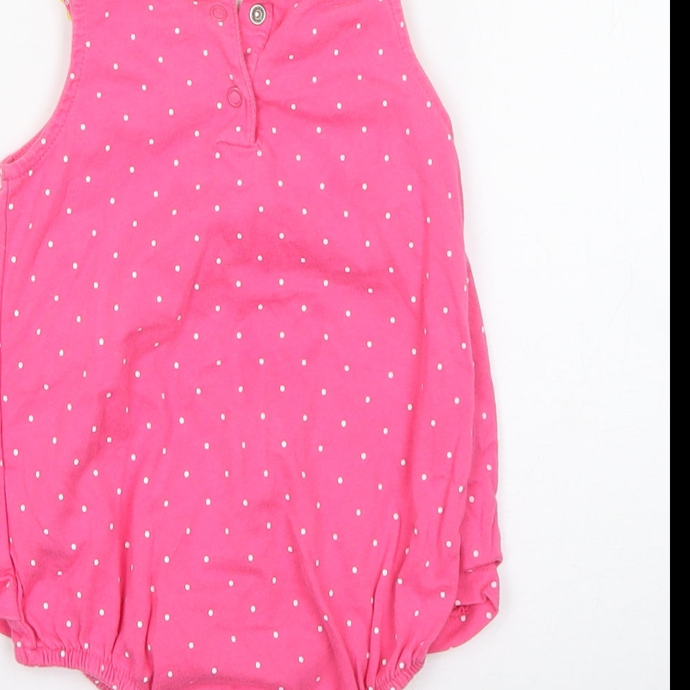 Carter's Girls  Polka Dot Cotton Romper One-Piece Size 24 Months