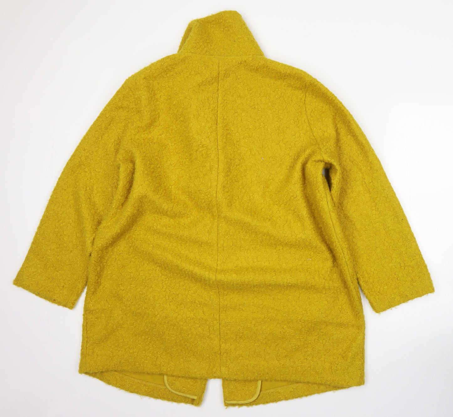 Nutmeg Womens Yellow   Jacket Coat Size 20  Button