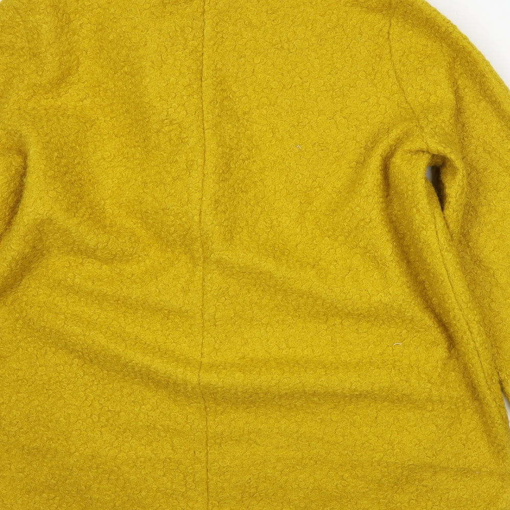 Nutmeg Womens Yellow   Jacket Coat Size 20  Button
