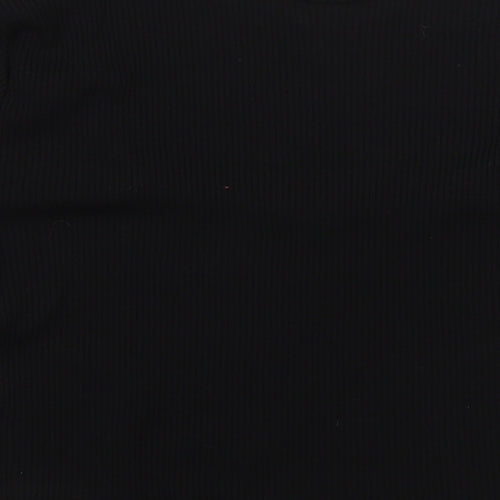 H&M Womens Black  Viscose Basic Blouse Size M Round Neck