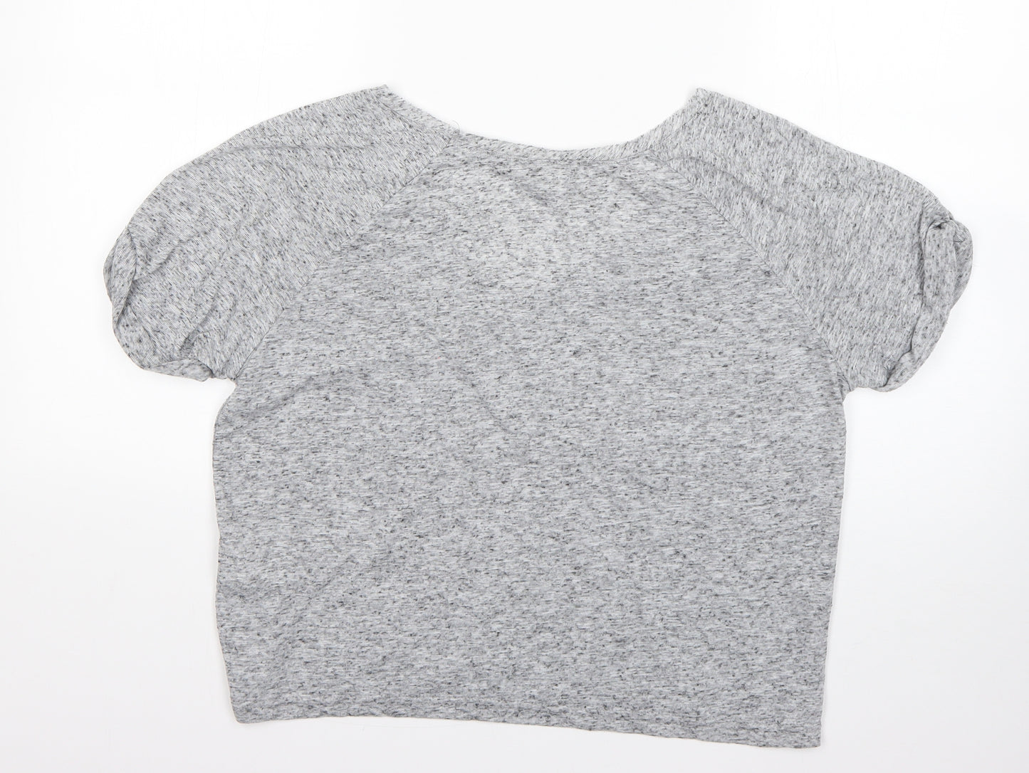 BDG Womens Grey  Polyester Basic Blouse Size S V-Neck