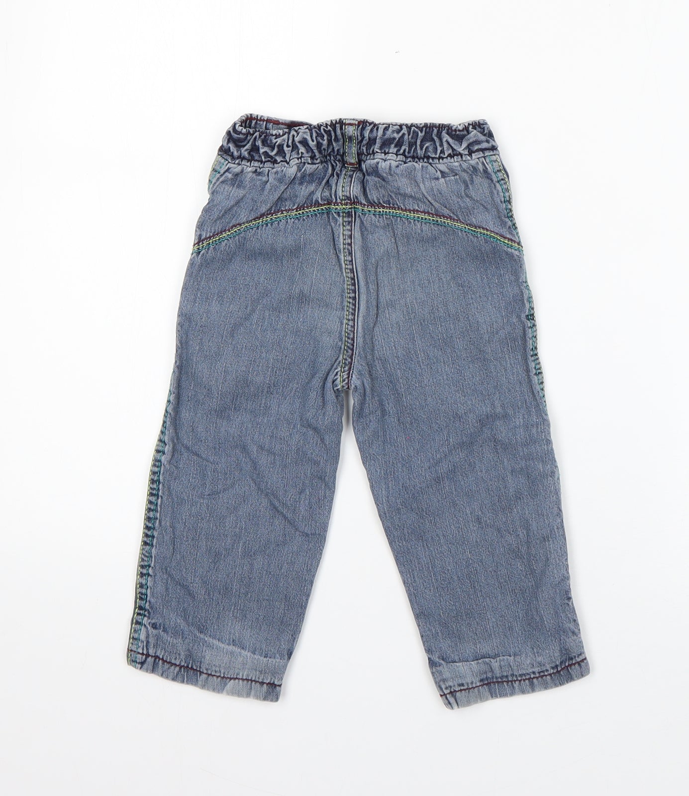 George Boys Blue  Cotton  Jeans Size 12-18 Months