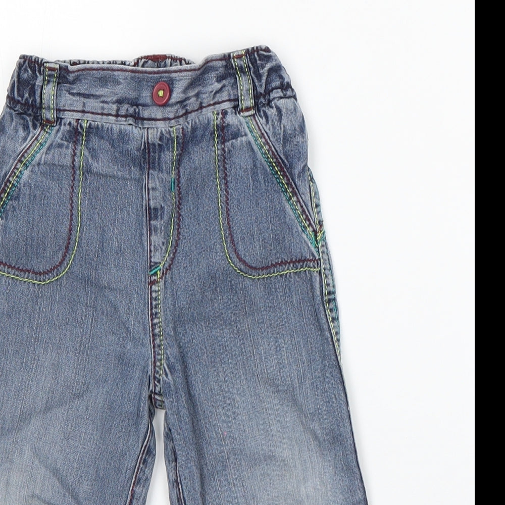 George Boys Blue  Cotton  Jeans Size 12-18 Months