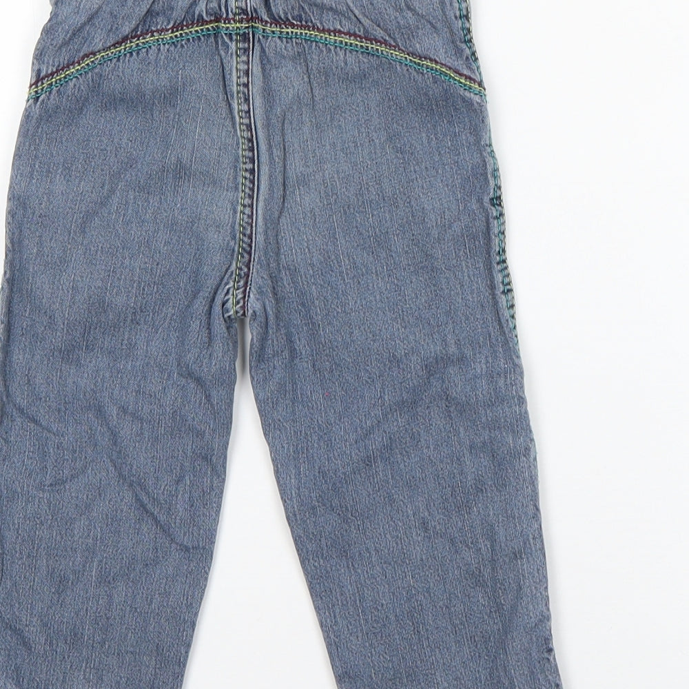 George Boys Blue  Cotton  Jeans Size 12-18 Months