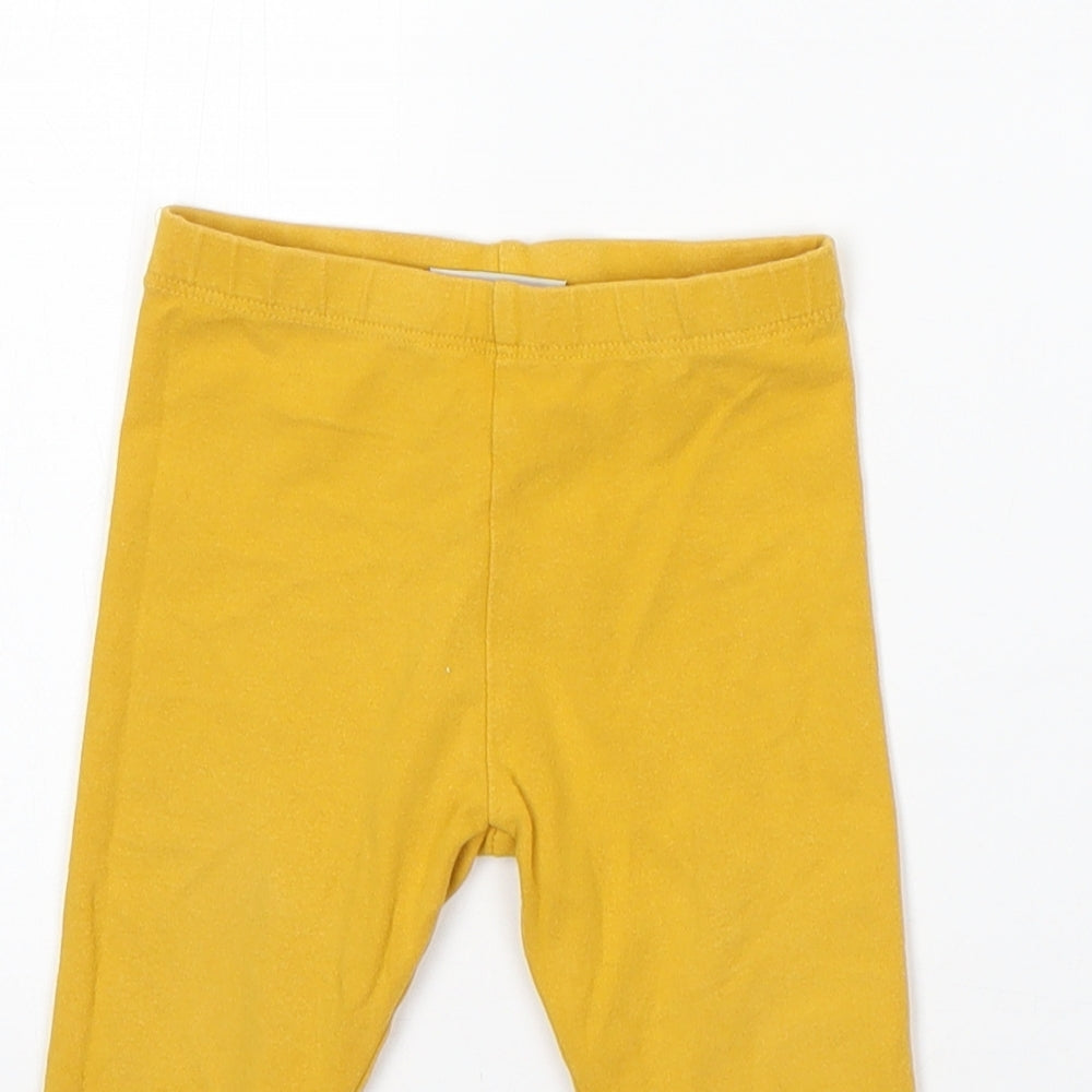 NEXT Boys Yellow  Cotton  Pyjama Pants Size 6-9 Months