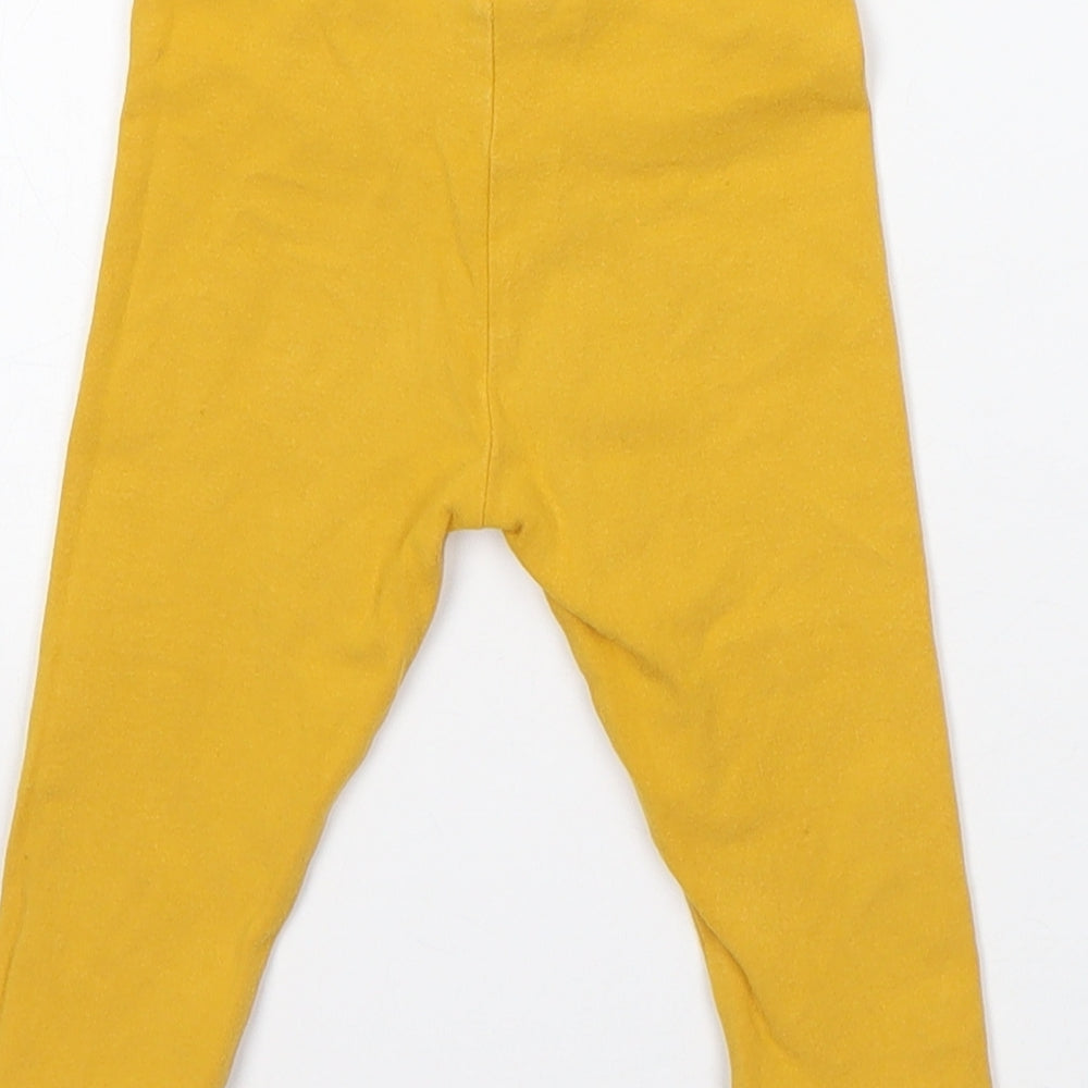 NEXT Boys Yellow  Cotton  Pyjama Pants Size 6-9 Months