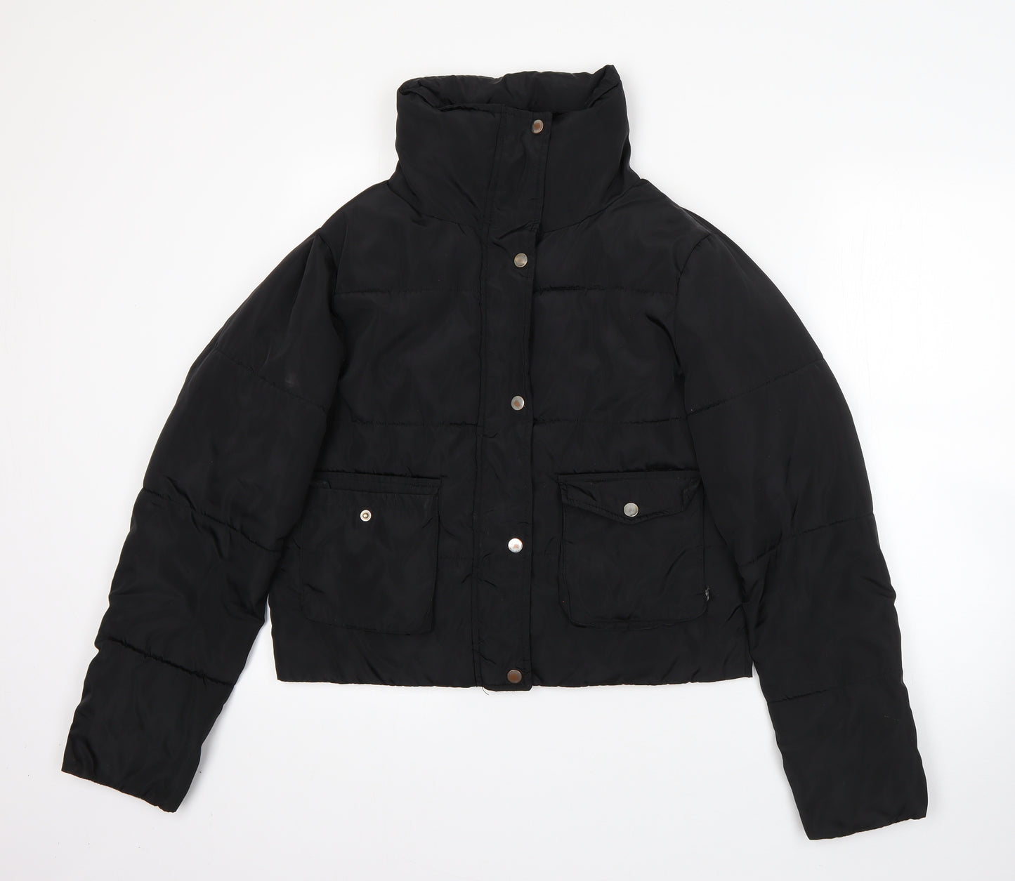 New Look Girls Black   Puffer Jacket Coat Size 14-15 Years