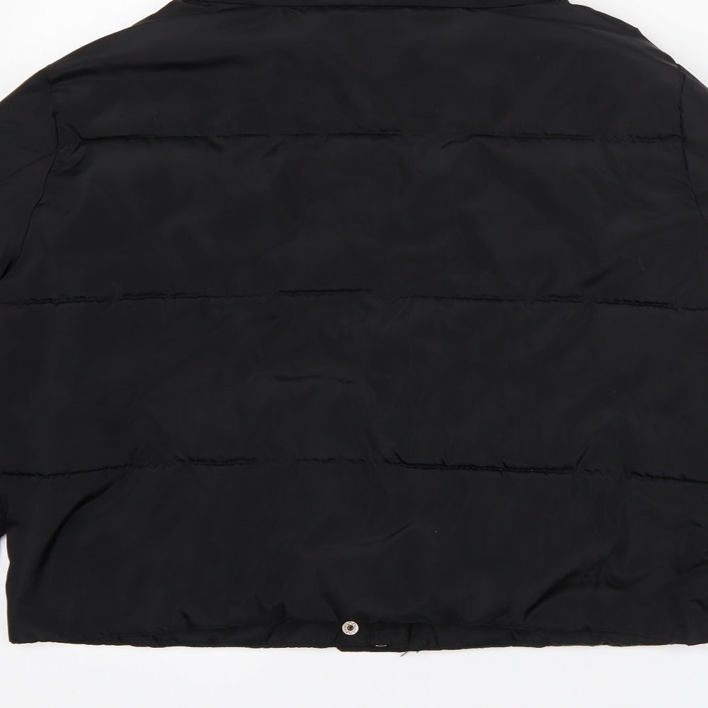 New Look Girls Black   Puffer Jacket Coat Size 14-15 Years
