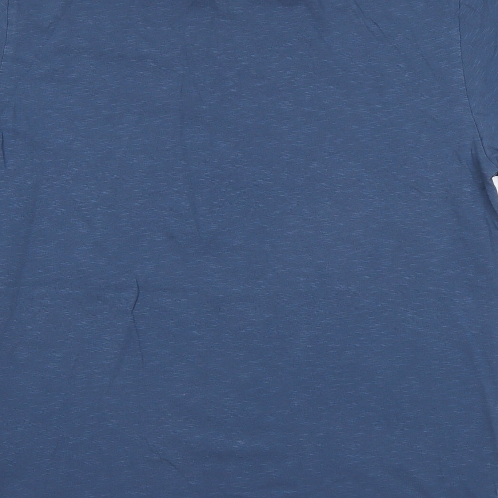 NEXT Mens Blue  Cotton  T-Shirt Size L Round Neck  - marvel
