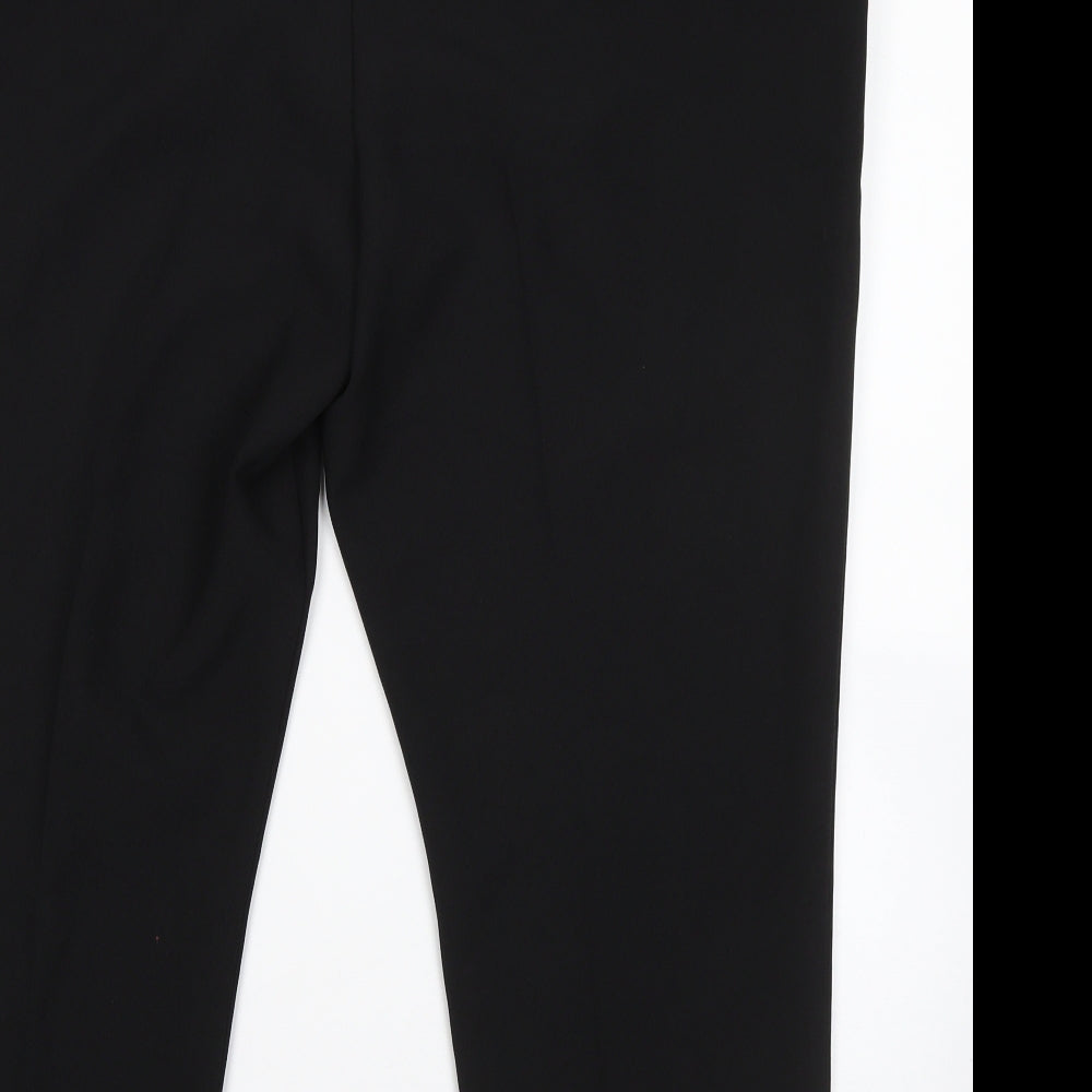 Primark Womens Black  Polyester Dress Pants Trousers Size 18 L24 in Regular