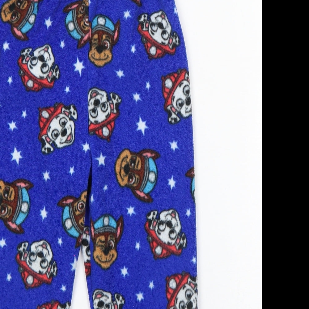 Primark Boys Blue  Polyester  Pyjama Pants Size 3-4 Years   - Paw Patrol