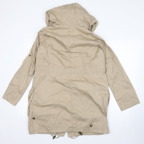 New Look Womens Beige   Overcoat Coat Size 8