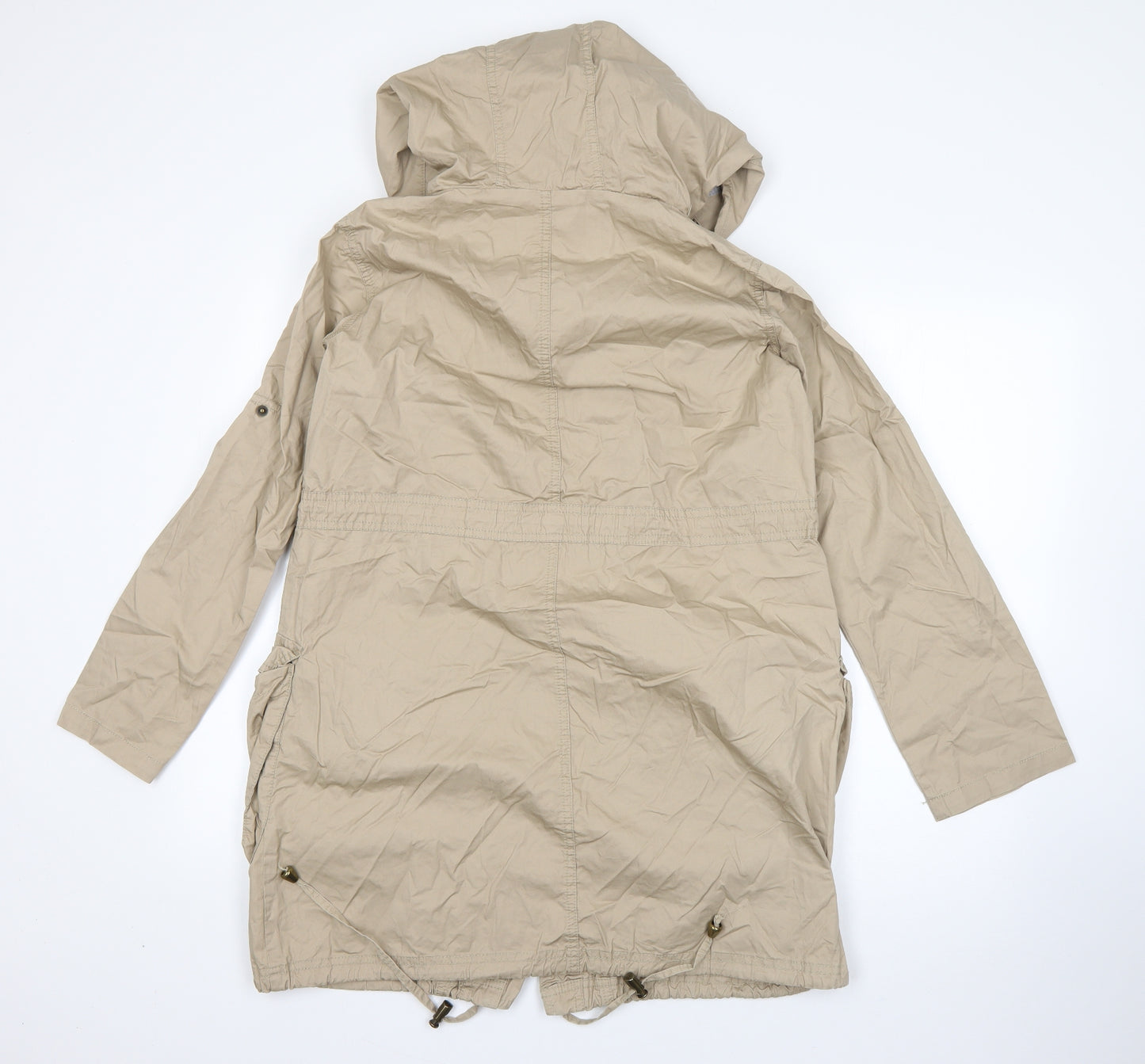 New Look Womens Beige   Overcoat Coat Size 8