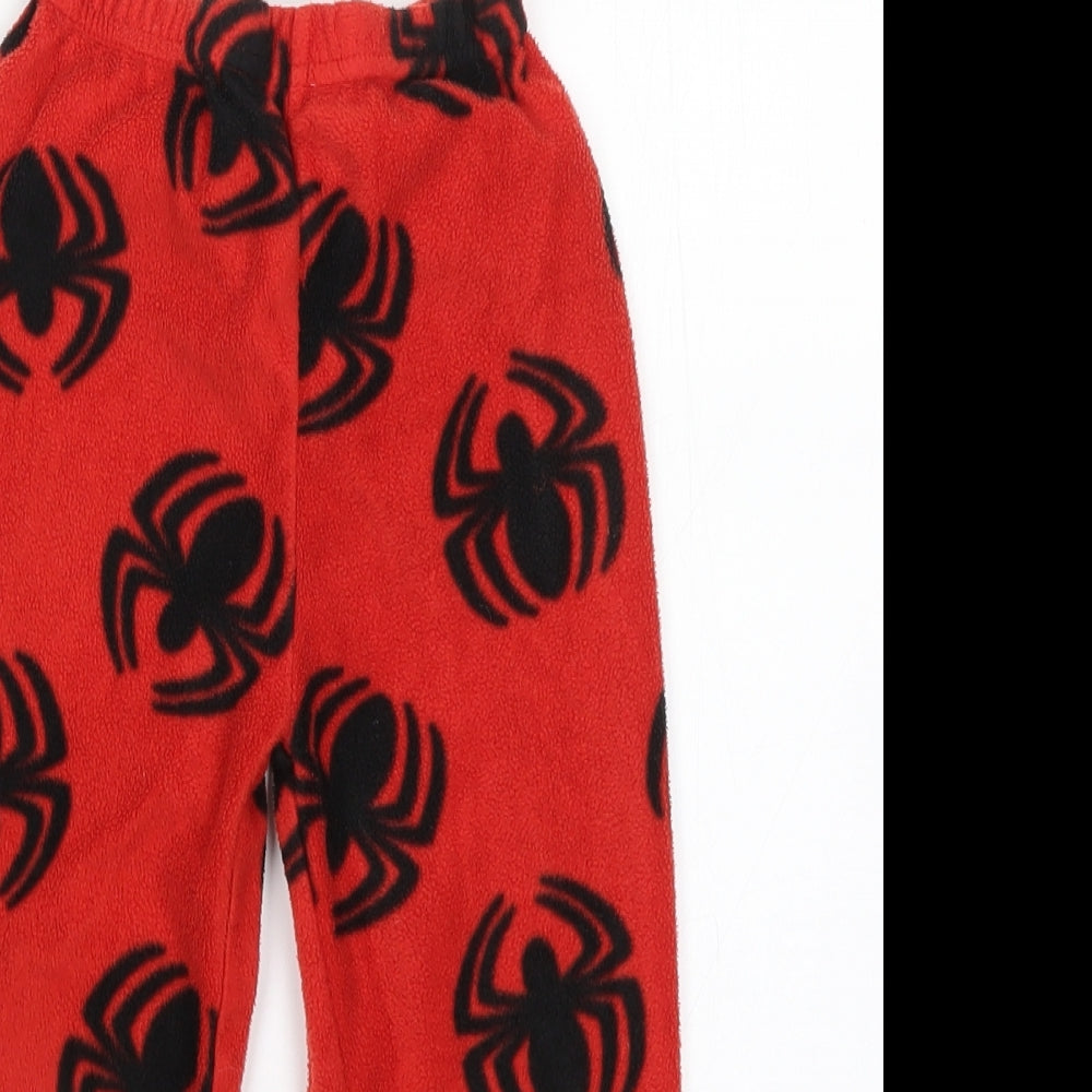 Preworn Boys Red  Polyester  Pyjama Pants Size 2-3 Years   - Spiderman