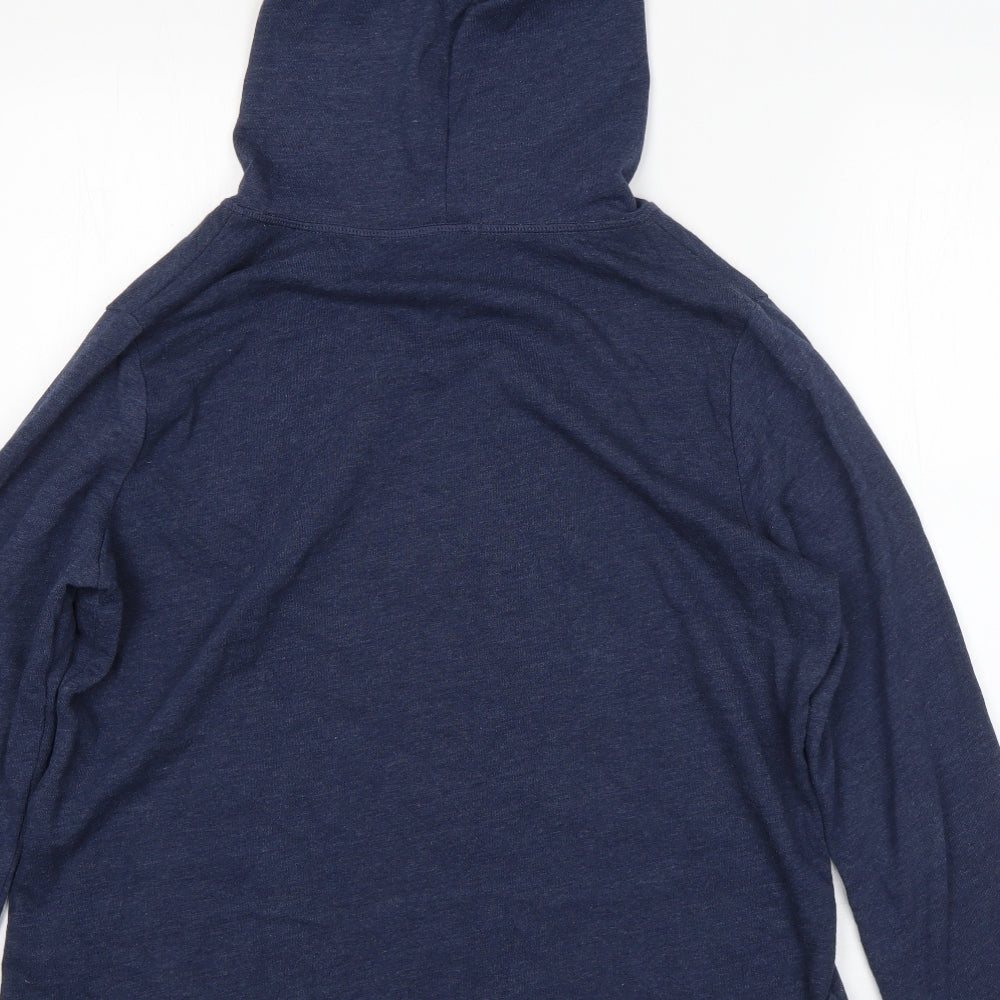 Gap Womens Blue  Cotton Pullover Hoodie Size L