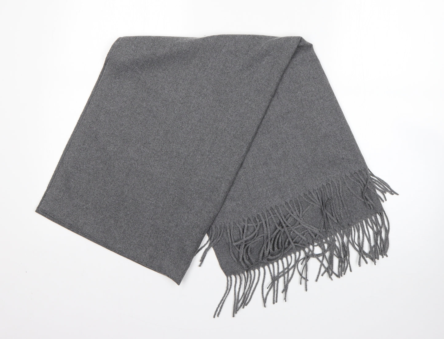 Preworn Mens Grey  Acrylic Scarf  One Size