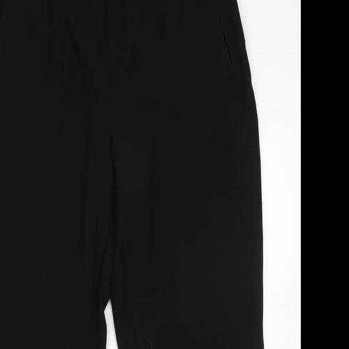 AMARANTO Womens Black  Polyester Dress Pants Trousers Size 10 L26 in Regular