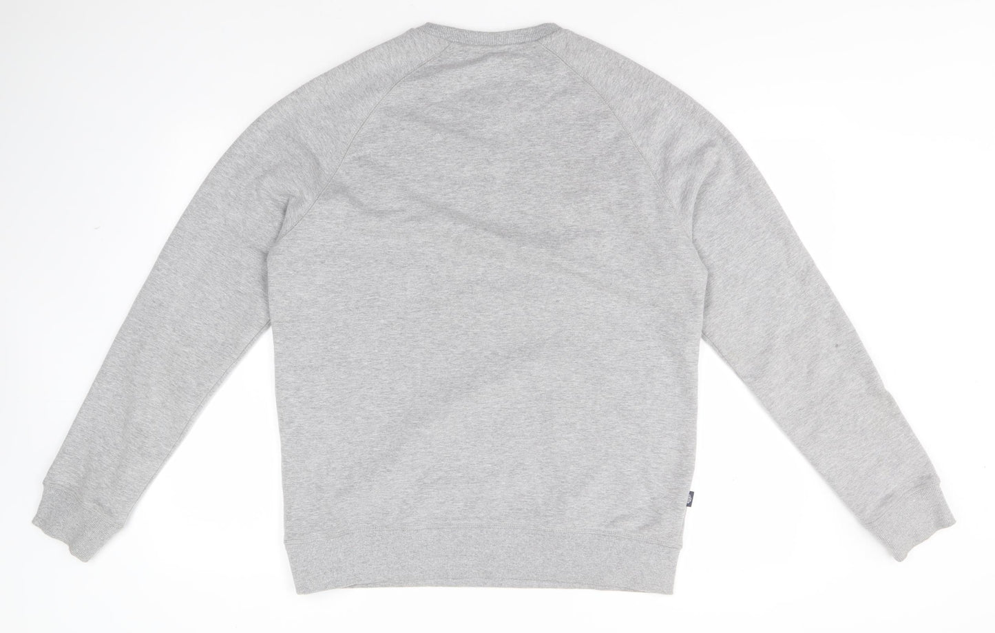 Union Mens Grey Round Neck  Cotton Pullover Jumper Size M