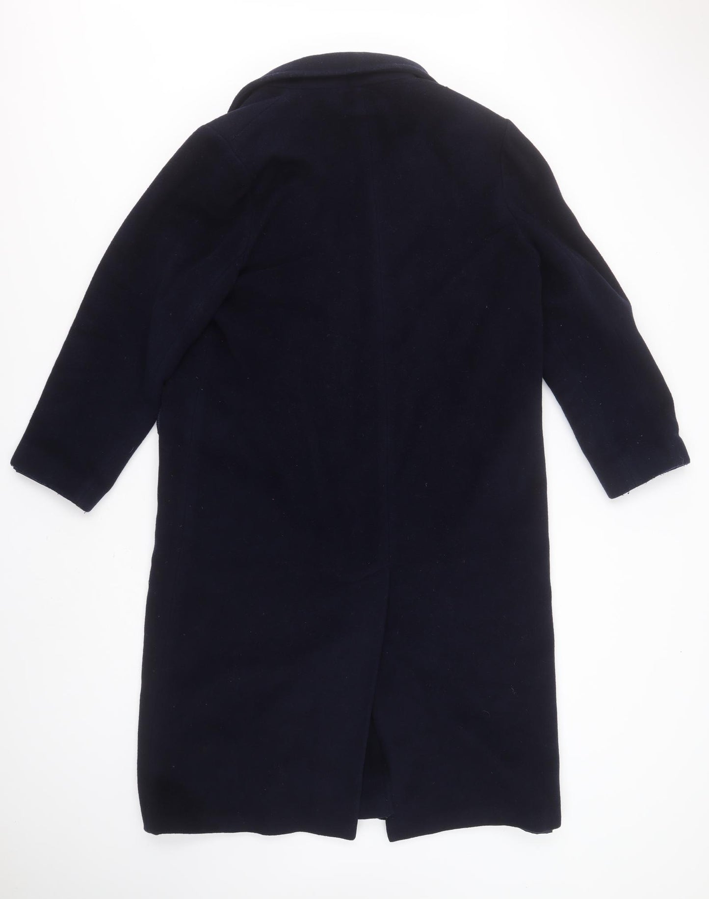 Preworn Womens Blue   Overcoat Coat Size 14