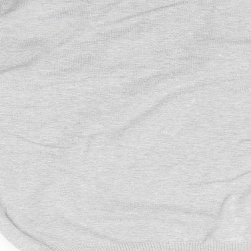 Voi Jeans Mens Grey V-Neck   Pullover Jumper Size M