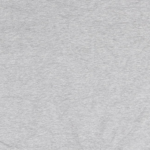 Capsual Womens Grey Round Neck  Cotton Pullover Jumper Size 18