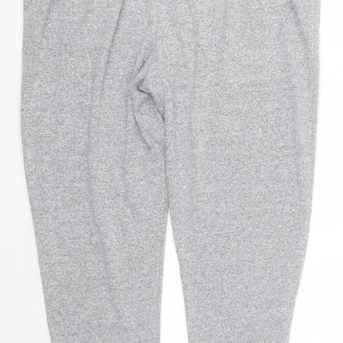 Marks and Spencer Womens Grey  Polyester Sweatpants Trousers Size 16 L27 in Regular