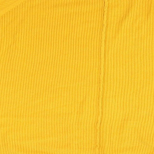 Capsule Womens Yellow Round Neck   Pullover Jumper Size 20