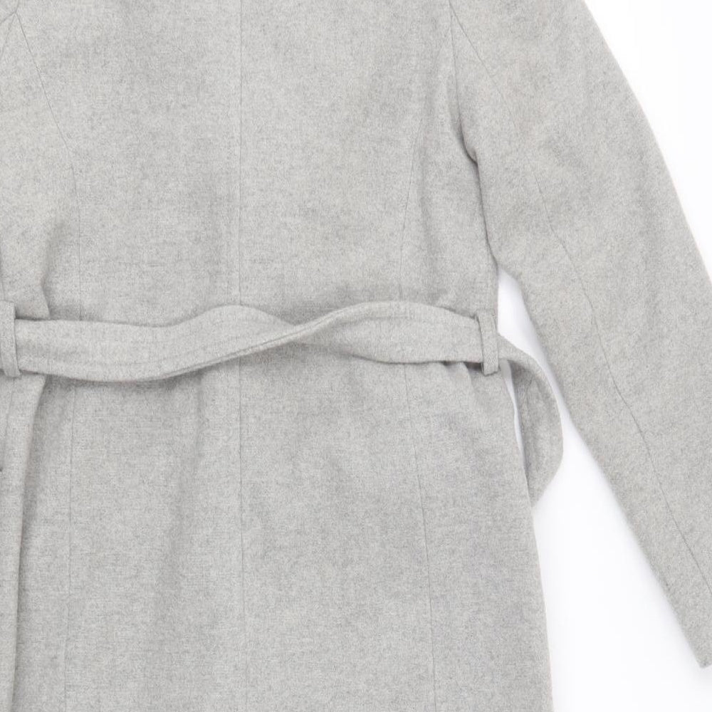 Bay Womens Grey   Overcoat Coat Size 14