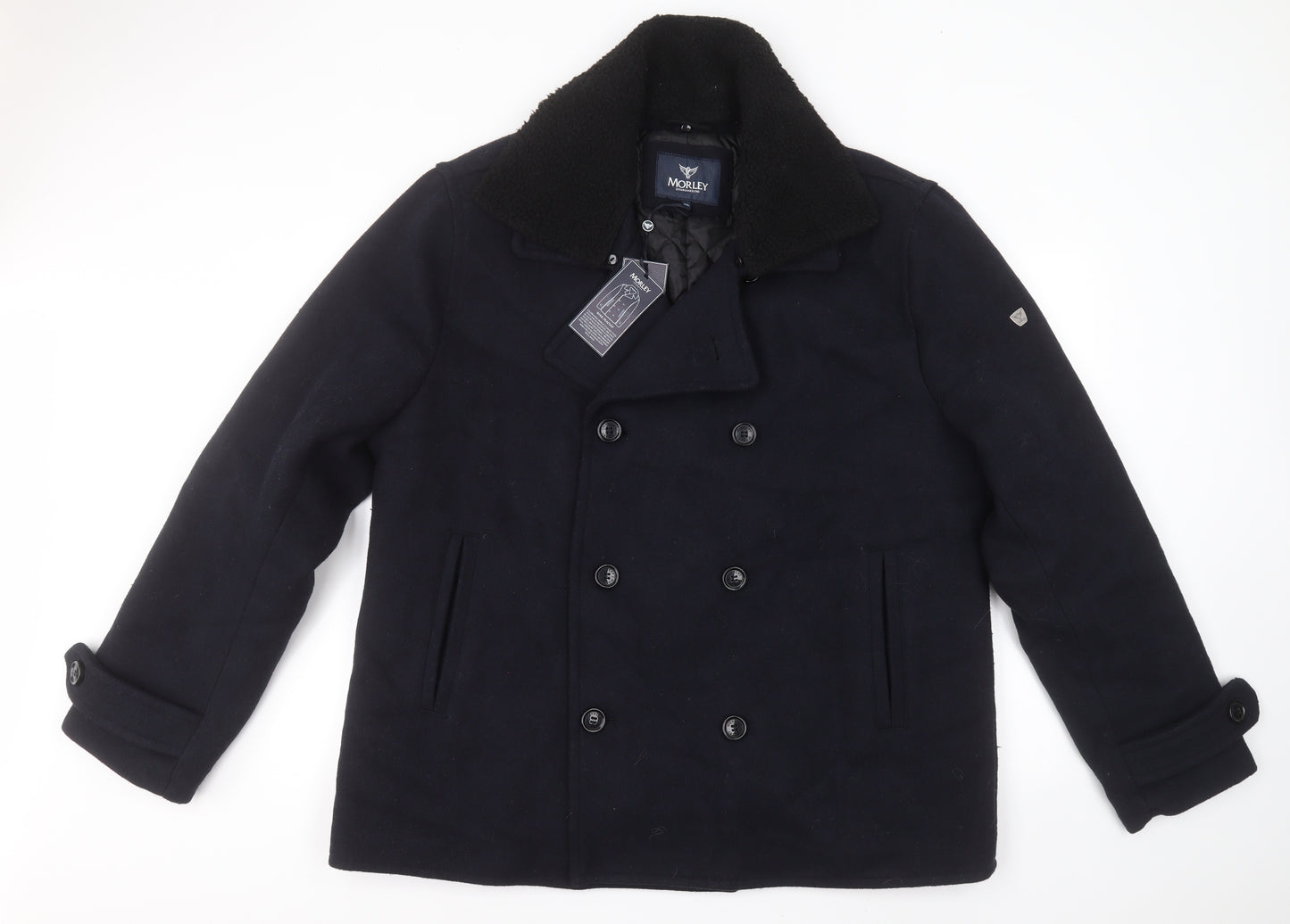 Matalan Mens Blue   Overcoat Jacket Size 2XL