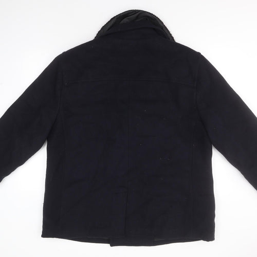 Matalan Mens Blue   Overcoat Jacket Size 2XL