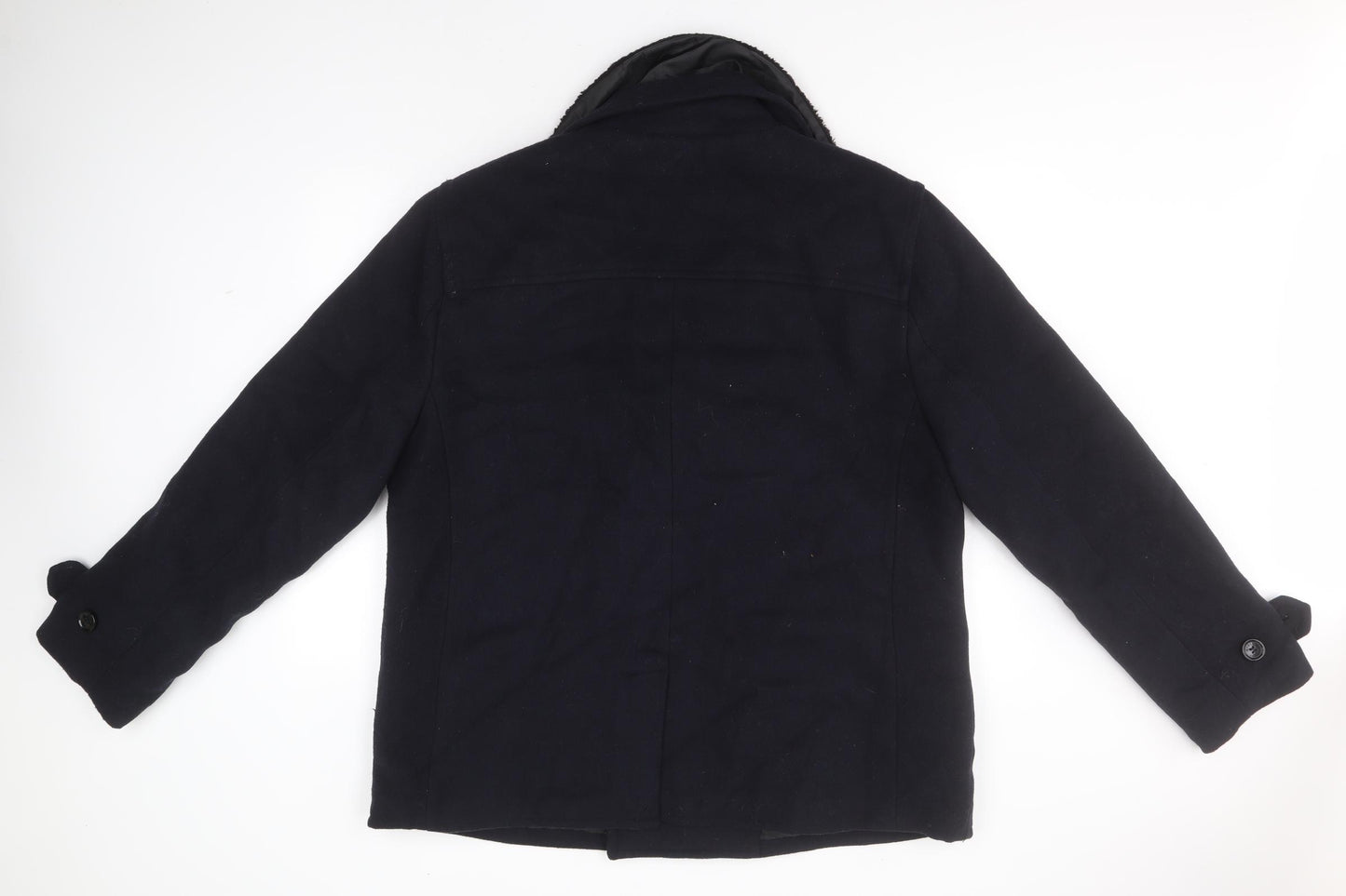 Matalan Mens Blue   Overcoat Jacket Size 2XL