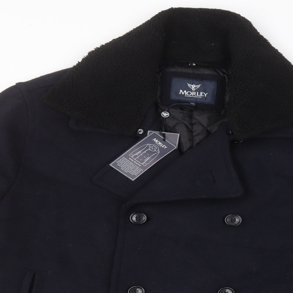 Matalan Mens Blue   Overcoat Jacket Size 2XL