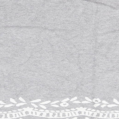 Love Knitwear Womens Grey Round Neck  Viscose Pullover Jumper Size 10