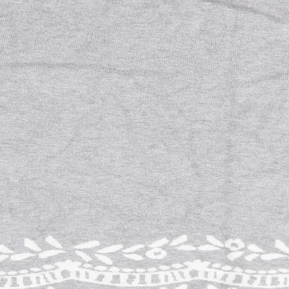 Love Knitwear Womens Grey Round Neck  Viscose Pullover Jumper Size 10