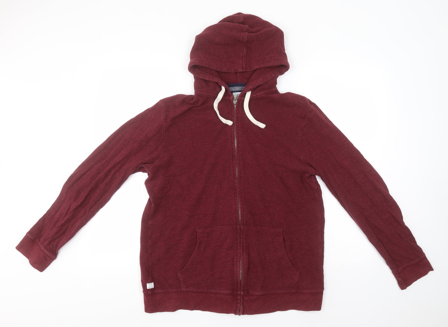 NEXT Womens Red  Cotton Full Zip Hoodie Size L