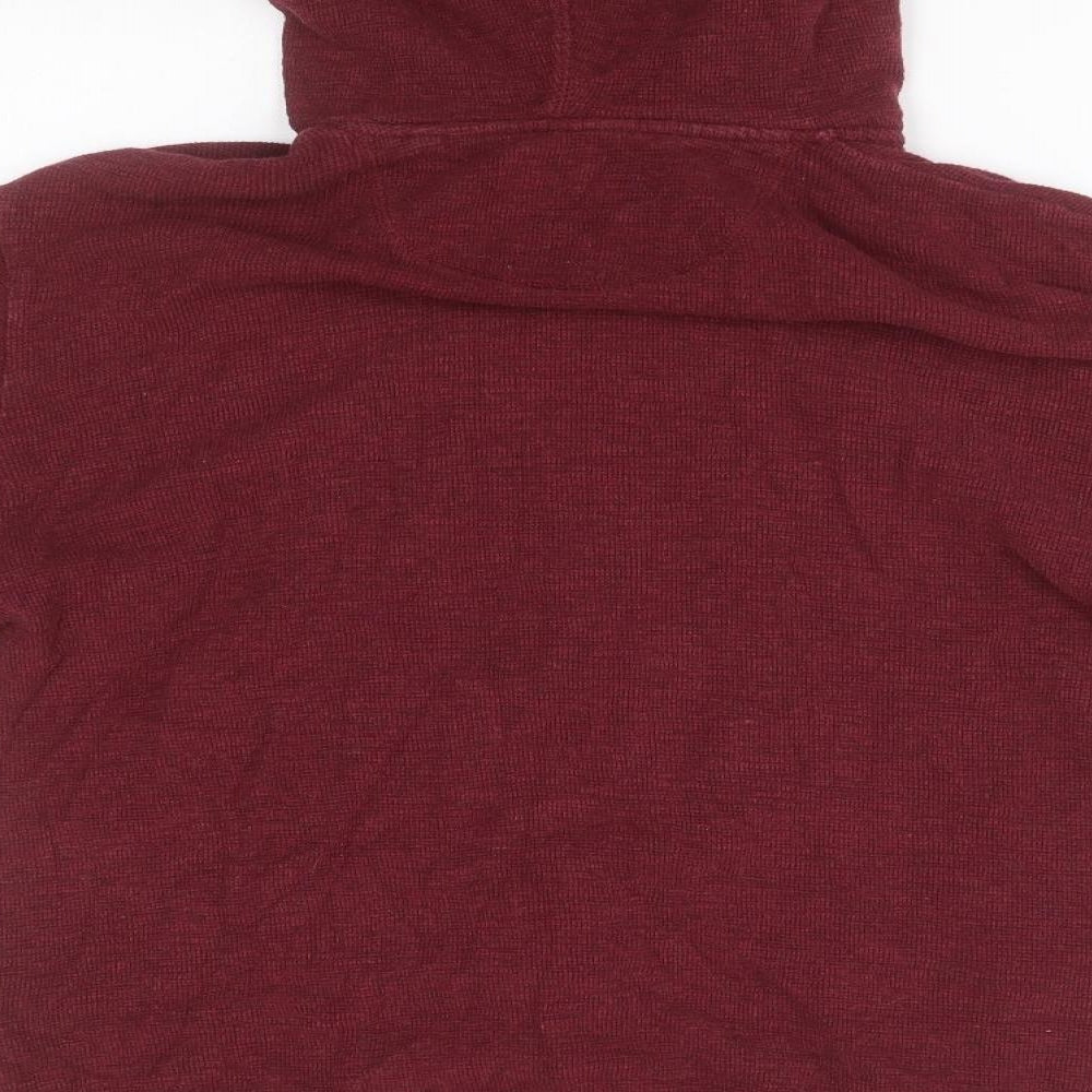 NEXT Womens Red  Cotton Full Zip Hoodie Size L