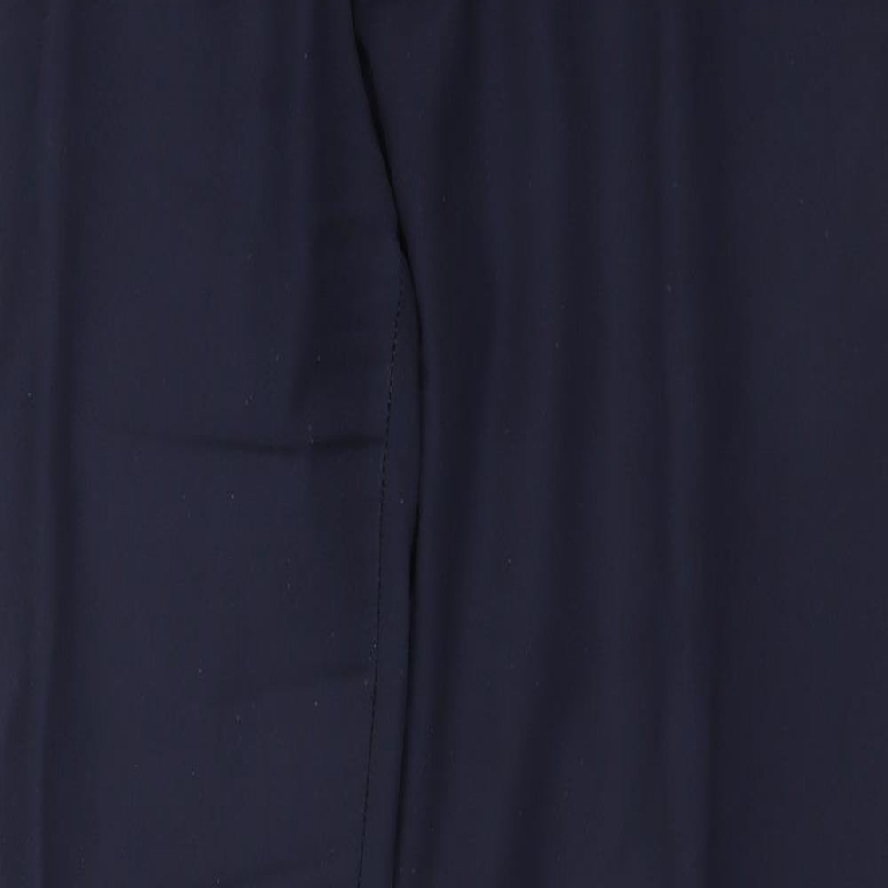 Charles Tyrwhitt Womens Blue  Wool Trousers  Size 36 L30 in Regular