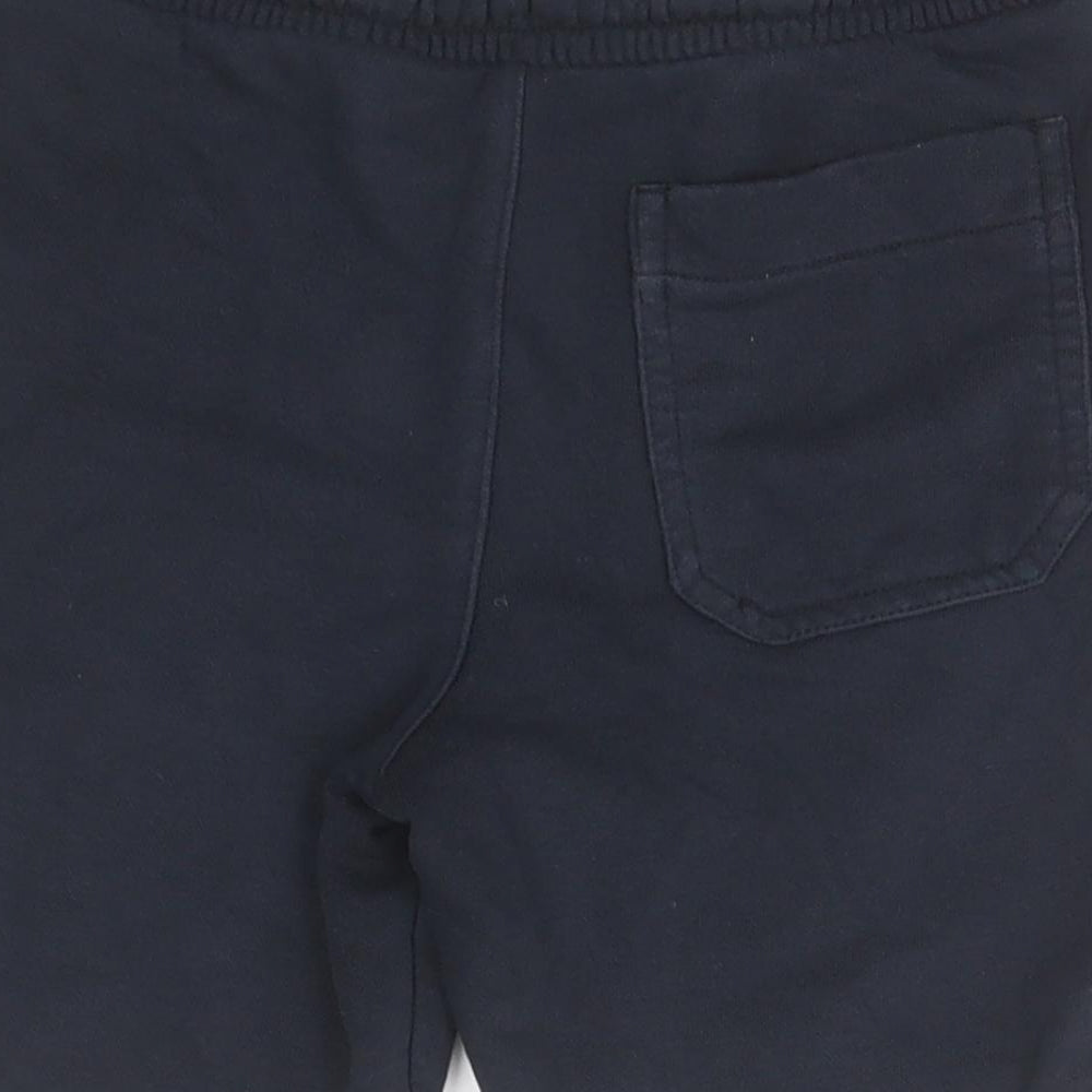 Marks and Spencer Boys Black  Cotton Sweat Shorts Size 8-9 Years  Regular