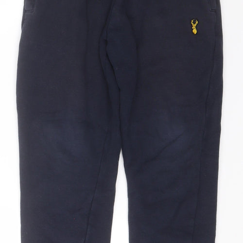NEXT Boys Blue  Cotton Sweatpants Trousers Size 9 Months  Slim