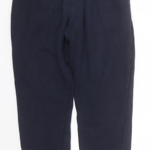 NEXT Boys Blue  Cotton Sweatpants Trousers Size 9 Months  Slim