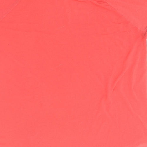 Preworn Boys Red  Cotton Basic T-Shirt Size M Round Neck