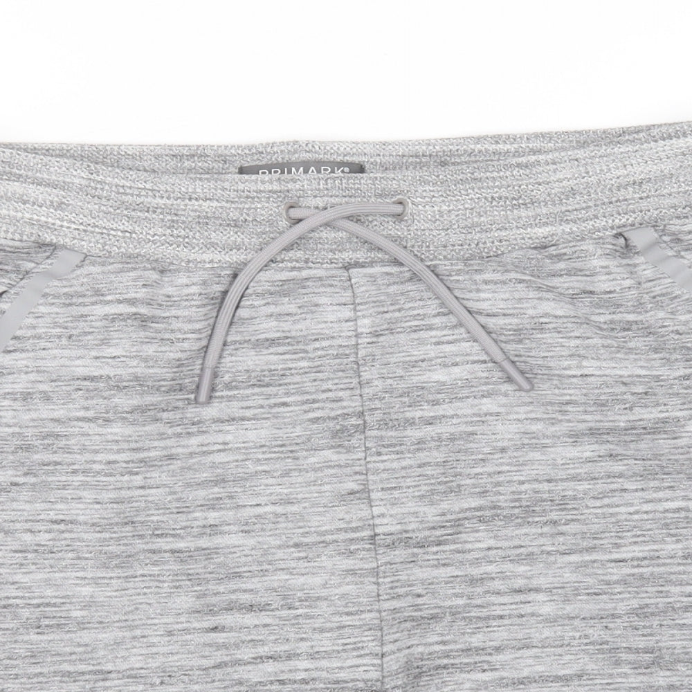 Primark Mens Grey  Polyester Sweat Shorts Size M L7 in Regular