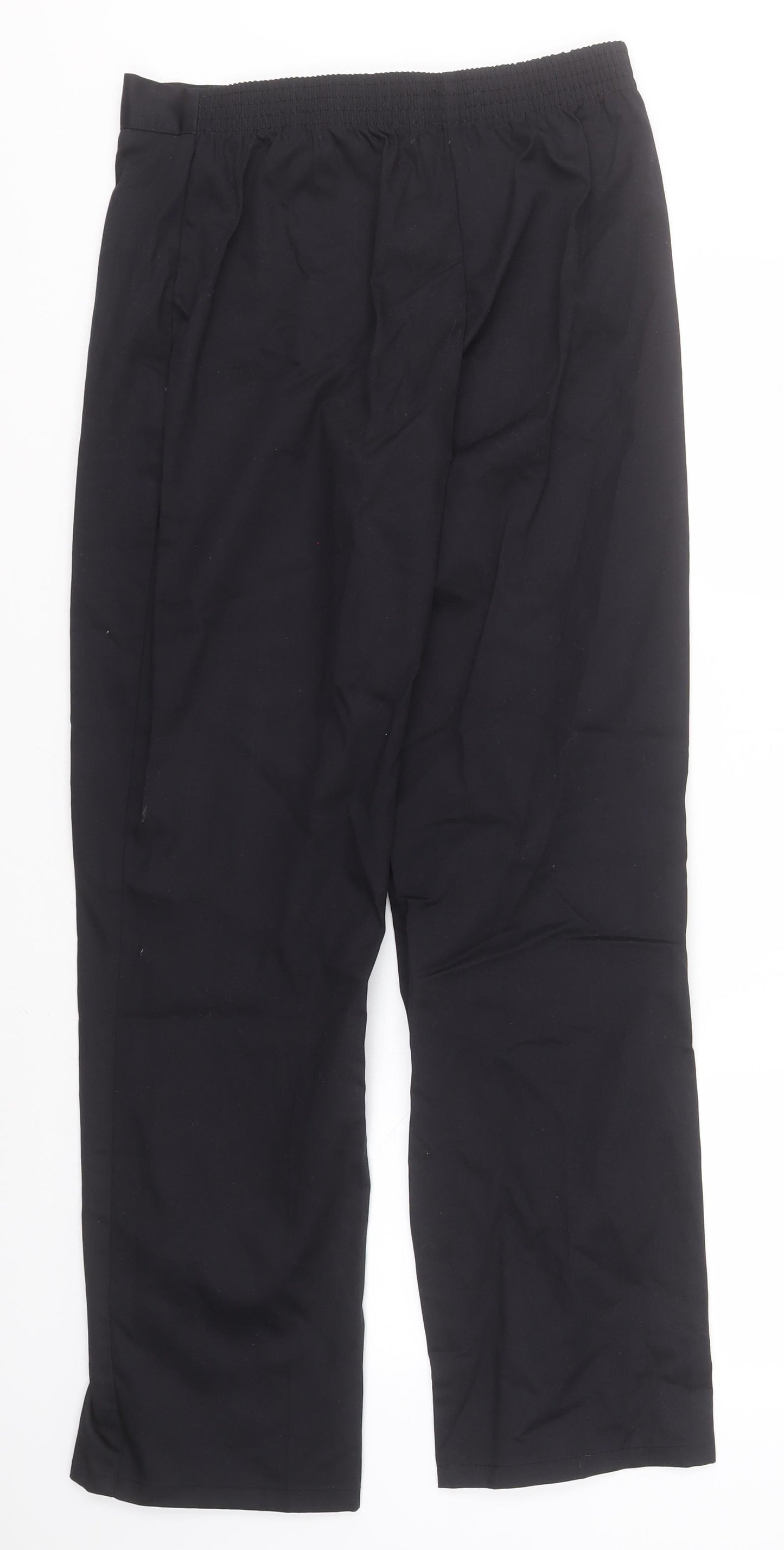 Alexandra Womens Black  Polyester Trousers  Size 10 L30 in Regular