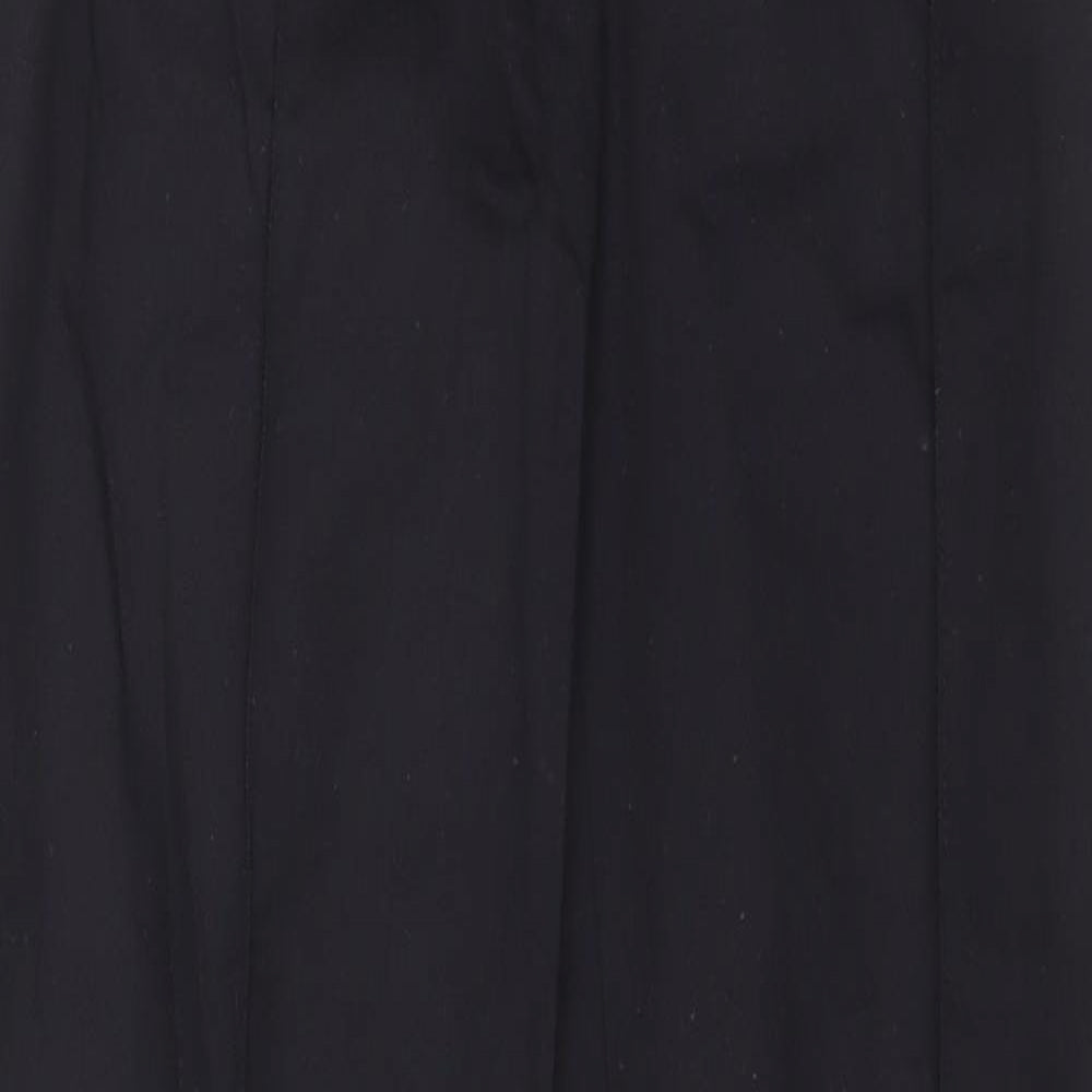 Alexandra Womens Black  Polyester Trousers  Size 10 L30 in Regular